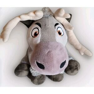 Disney Frozen Sven‎ Reindeer Plush Stuffed Deer Animal 14" Large Great condition
